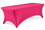 Magenta 8FT Spandex fitted tablecloths